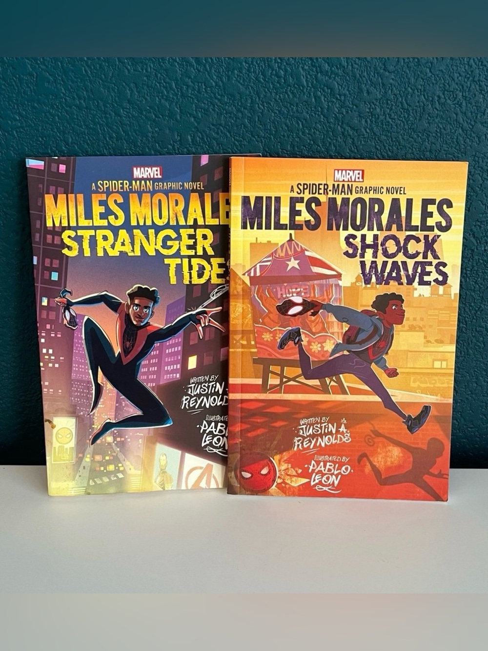 Miles Morales: A Spider-Man Graphic Novels by Justin A. Reynolds 2 Books